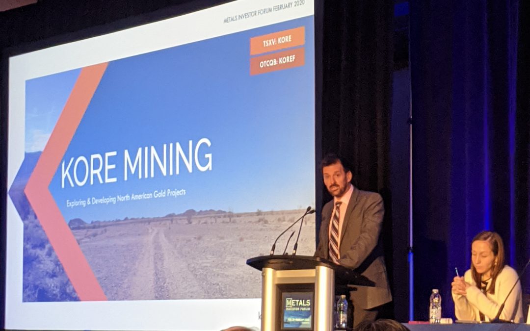 KORE Mining CEO auf Metals Investor Forum